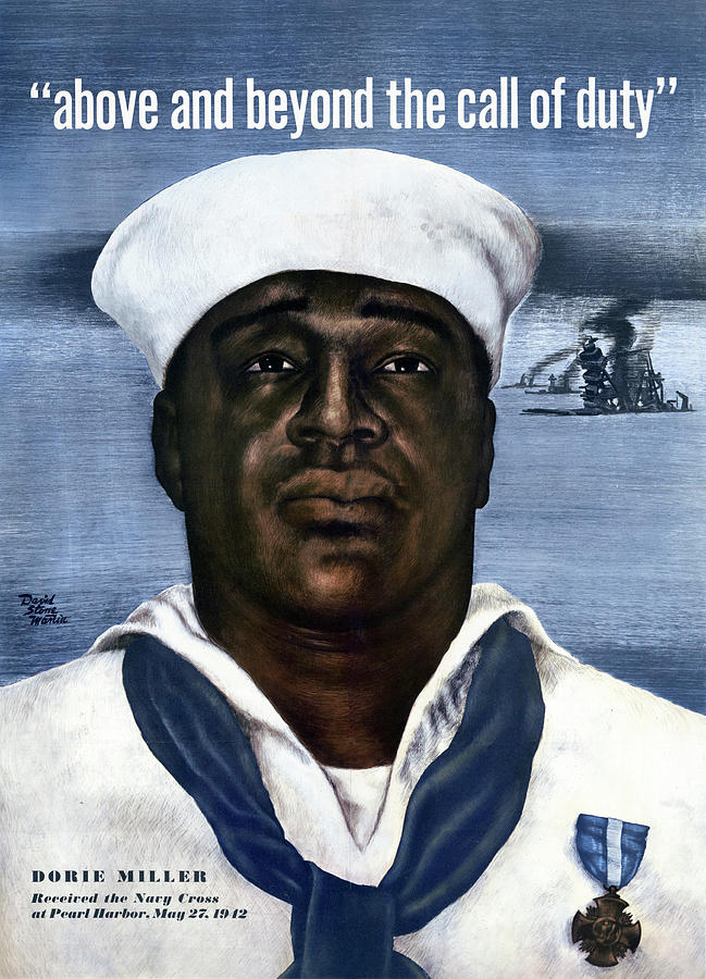 Dorie Miller, Wwii American Navy Hero Photograph by Science Source