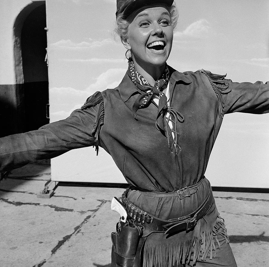 Doris Day Photograph - Doris Day During Calamity Jane Photo Shoot by Ed Clark