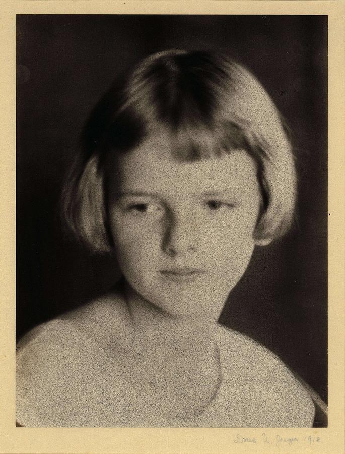 Doris Ulmann 1882-1934 , Head shot of girl with short hair Painting by ...