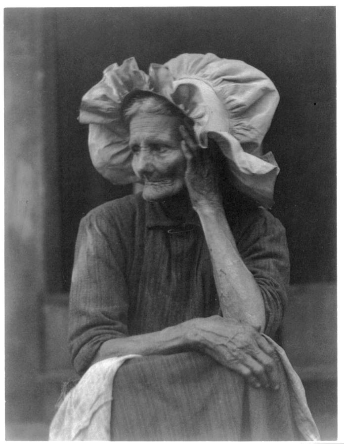 Doris Ulmann 1882-1934, Old Woman In Sunbonnet, No. 1 Painting By ...