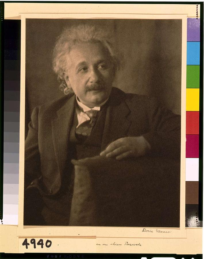 Doris Ulmann 1882-1934, Portrait of Albert Einstein 1931 Painting by Celestial Images