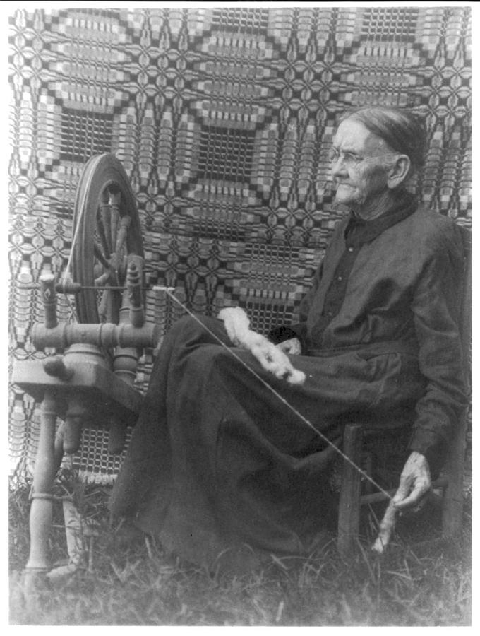 Doris Ulmann 1882-1934, Portrait Of Woman Spinning Painting By ...