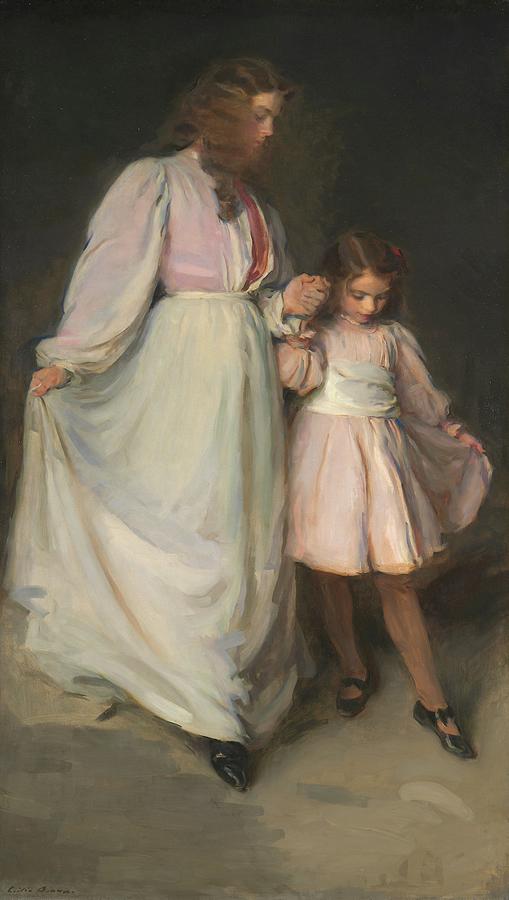 Portrait Painting - Dorothea And Francesca by Cecilia Beaux