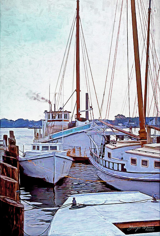 Boat Photograph - Dorothy Frances Buyboat by George Moore