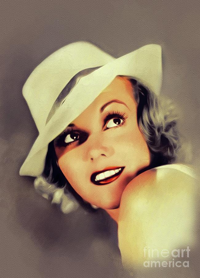 Dorothy Lee, Vintage Actress Painting by Esoterica Art Agency
