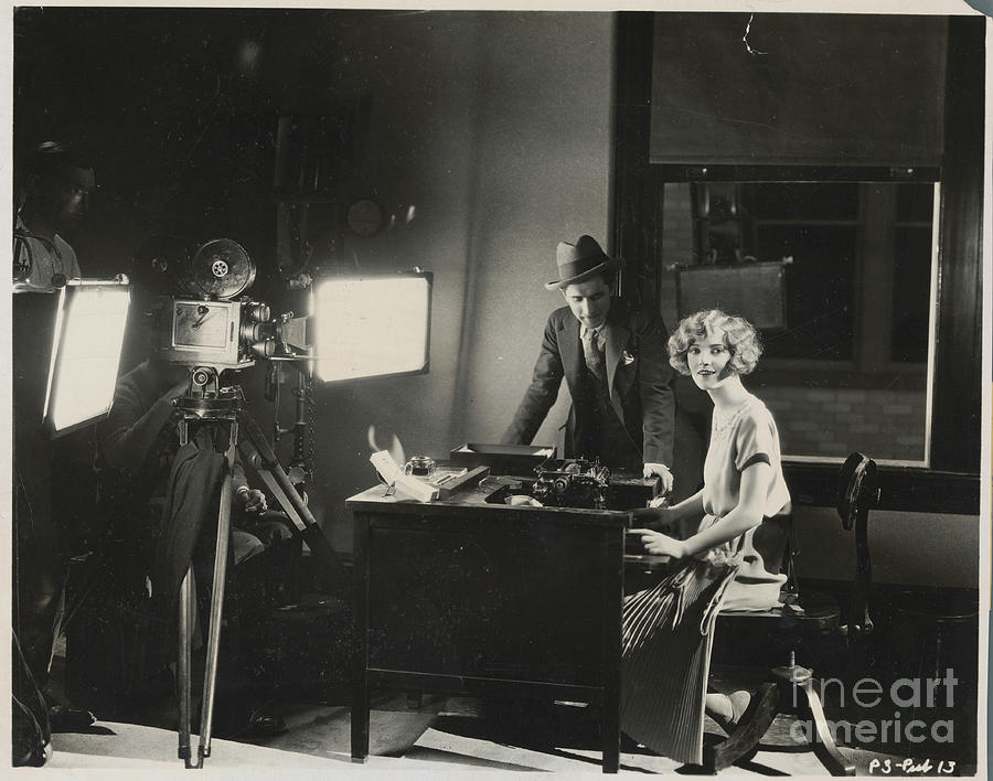 Dorothy Mackaill On Set As Secretary Photograph by Bettmann