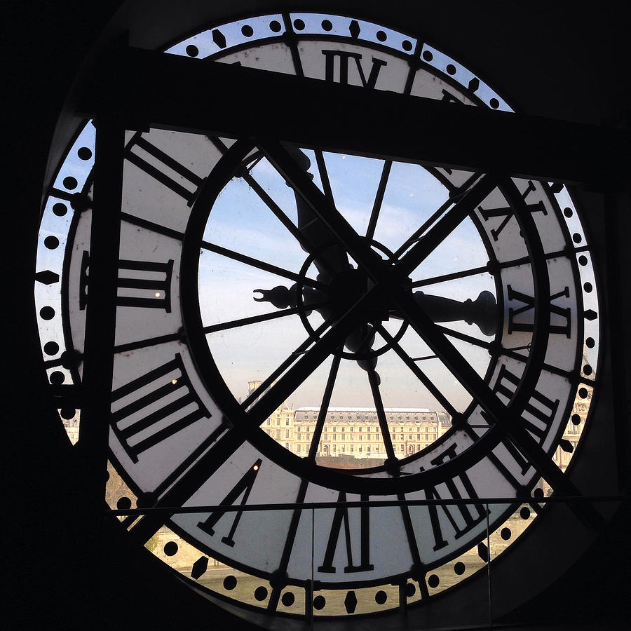DOrsay Clock-face View Photograph by Life Makes Art