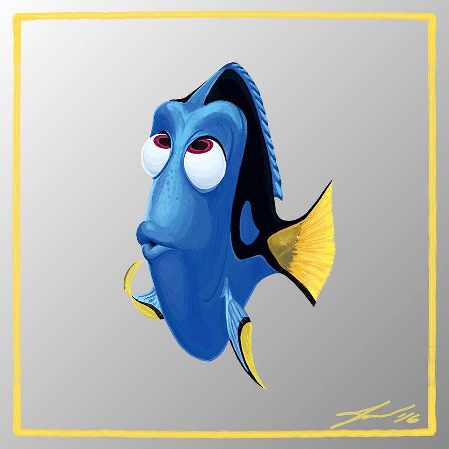 Dory Digital Art by Jerrod Wikle