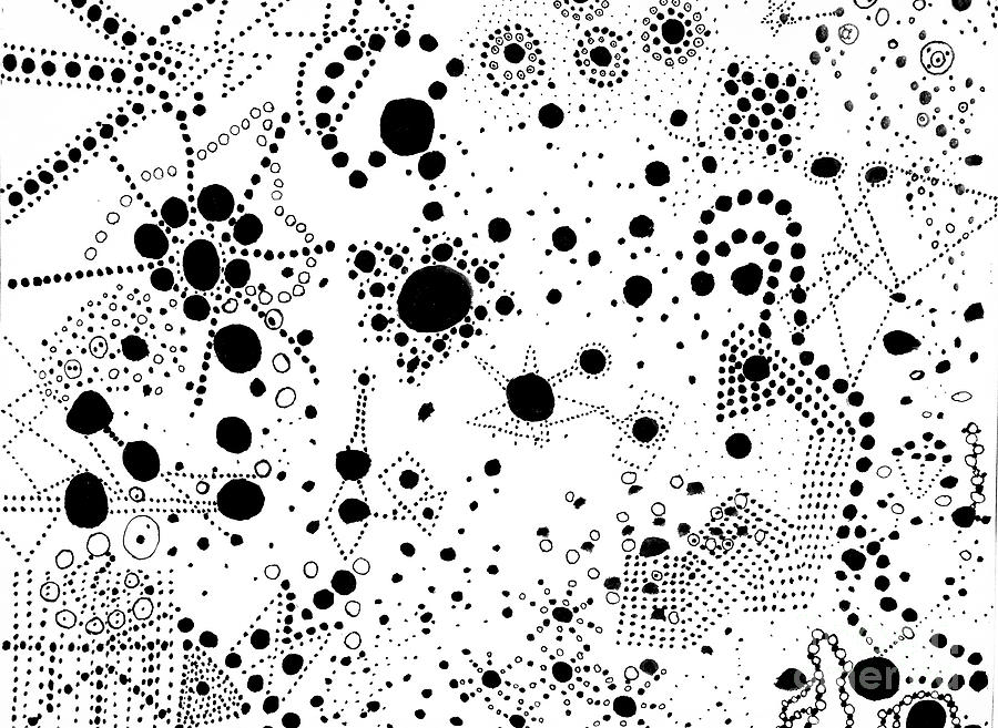 Dot Design Drawing By Christine Perry