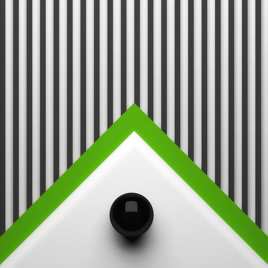 Abstract Photograph - Dot On Triangle by Antonyus Bunjamin (abe)