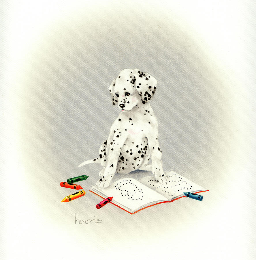 Dot To Dot Painting by Peggy Harris