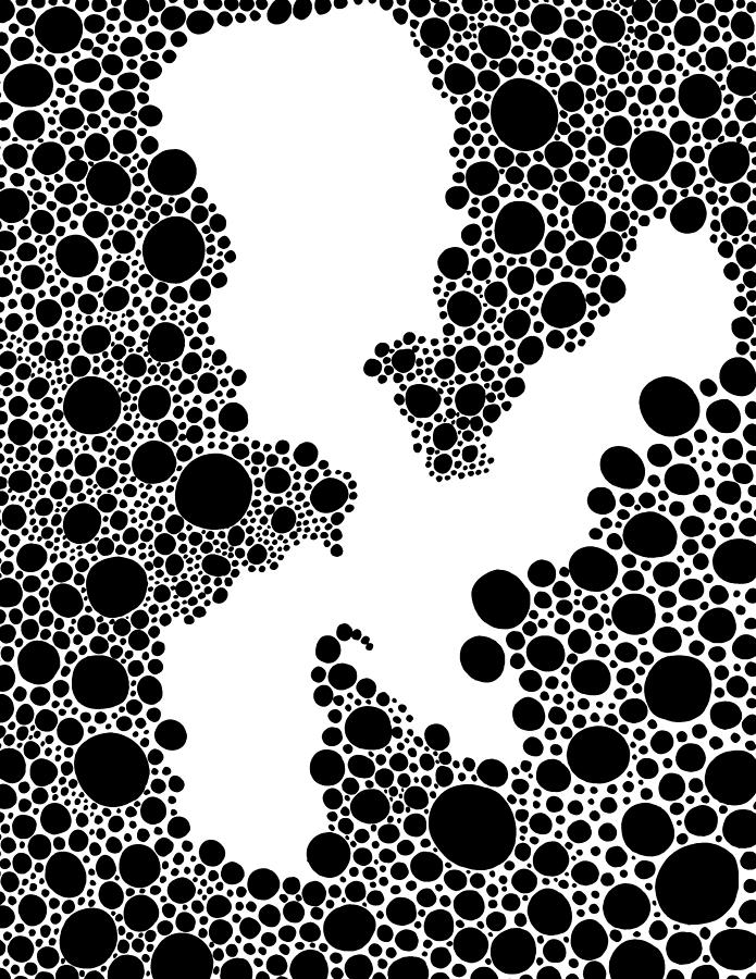 Dots Or Spots? Drawing by A Mad Doodler