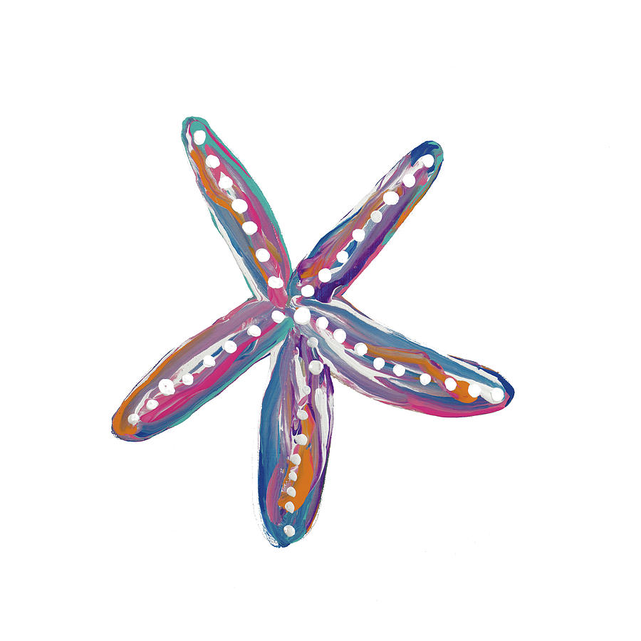 Dotted Starfish II Painting by Gina Ritter - Pixels