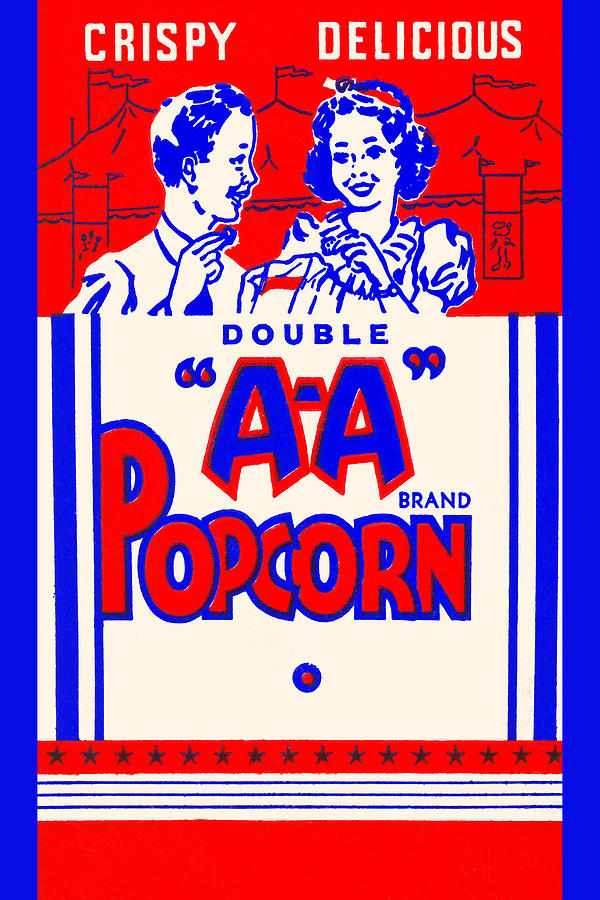 Double A-A Popcorn Painting by Unknown
