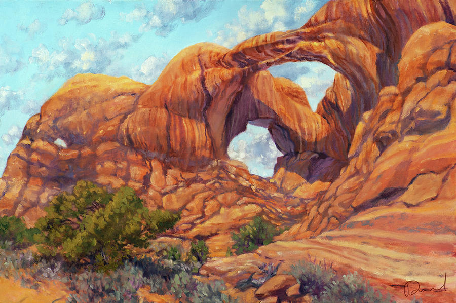 Double Arch Painting by Daniel Hills