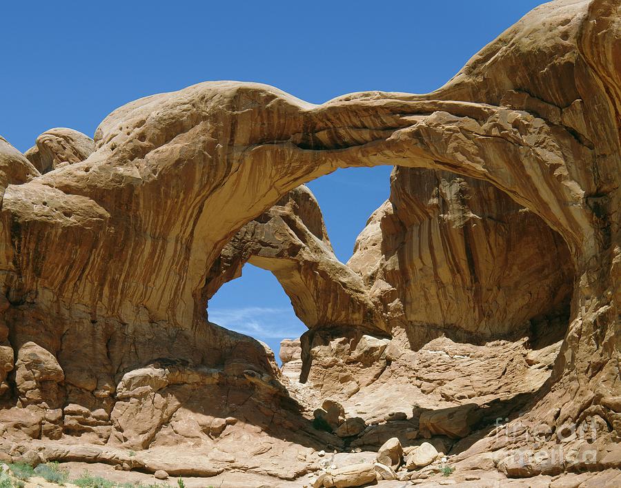 Double Arch Photograph by David Parker/science Photo Library