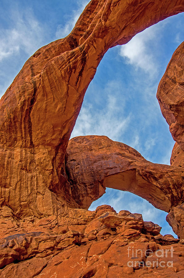 Double Arch Photograph by Stephen Whalen