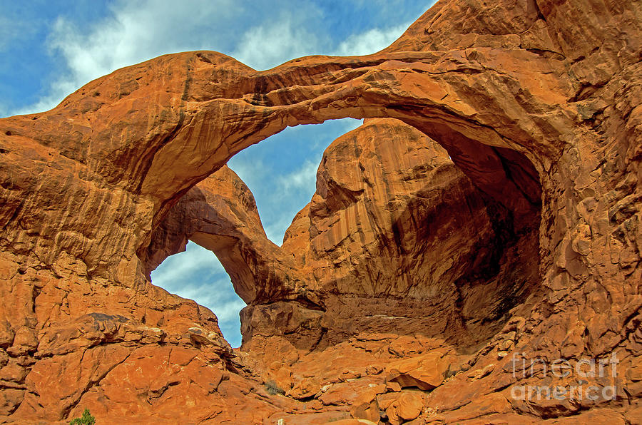 Double Arches Photograph by Stephen Whalen