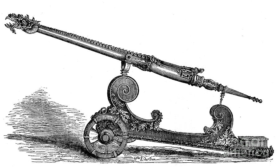 Double-barrelled Dragonneau Cast Drawing by Print Collector