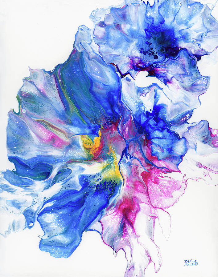 Abstract Painting - Double Blooms by Darice Machel McGuire