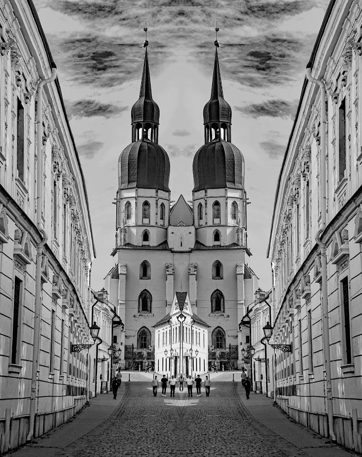 Fantasy Photograph - Double Cathedral by Miro Susta