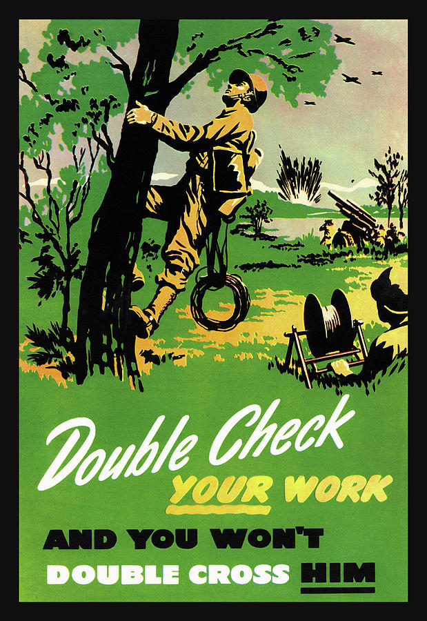 Behavior Poster: Double Check Your Work