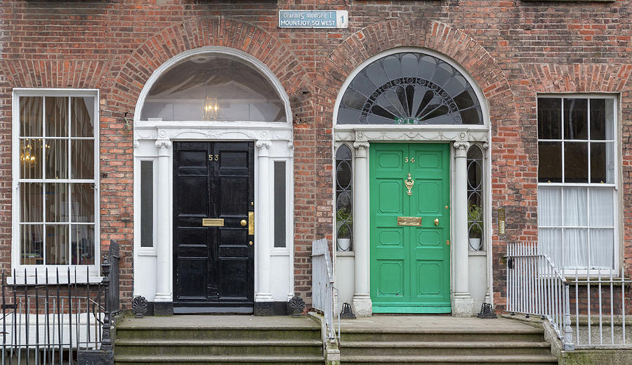 Double Door Dublin  Photograph by Georgia Fowler