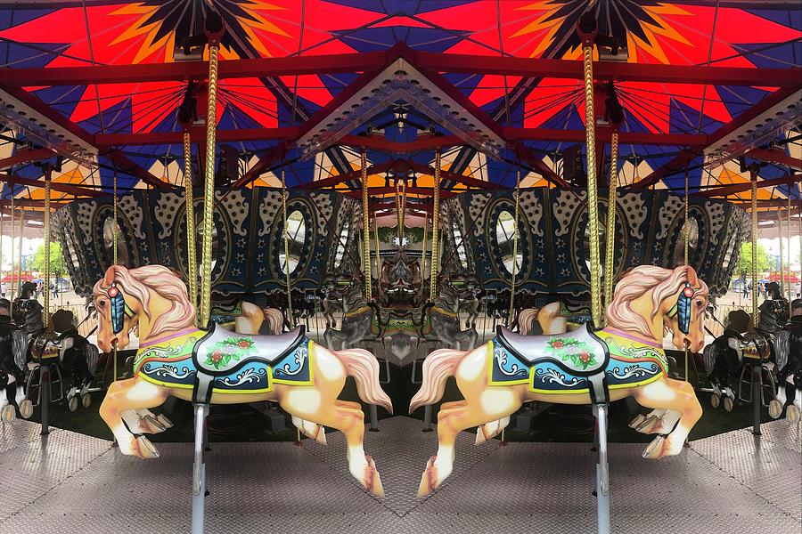 Double Merry-Go-Round Photograph by Tom Reynen