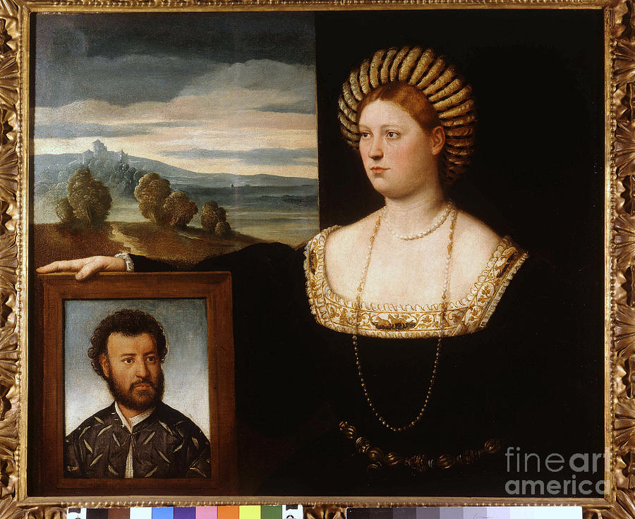 Double Portrait: Isabella Painting by Unknown Artist - Fine Art America