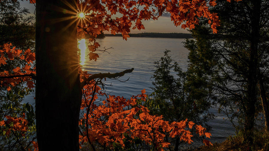 Double Sun Autumn Photograph by Randall Branham