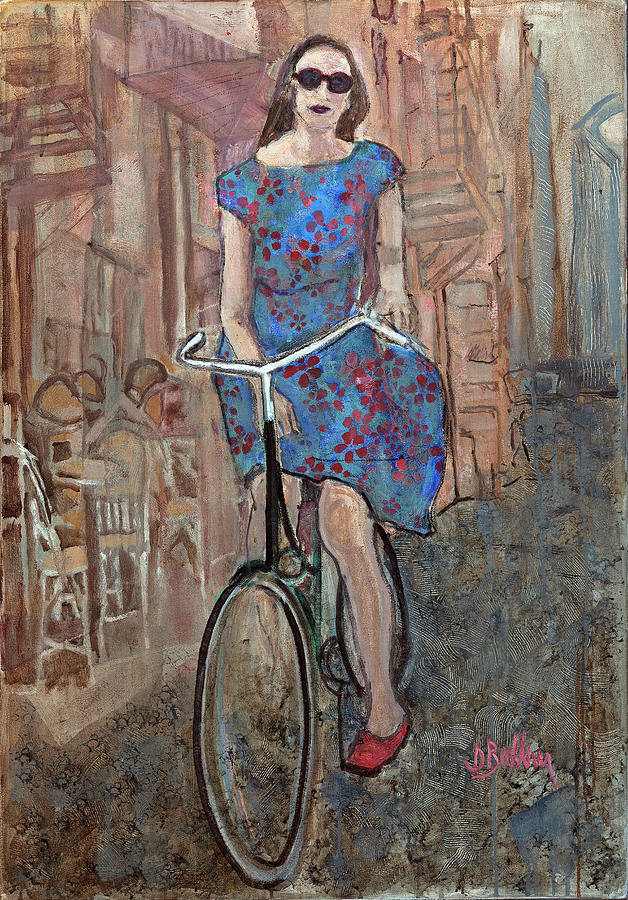 Down 2nd Street Painting by David Barkham Down 2nd Street Painting by David Barkham
