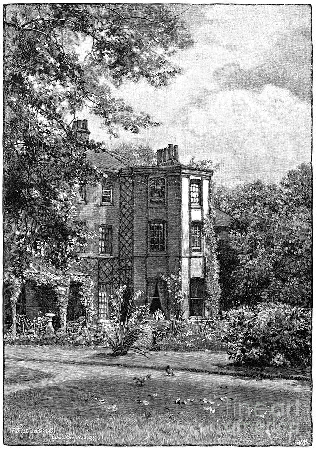 Down House, Near Beckenham, Kent Drawing by Print Collector