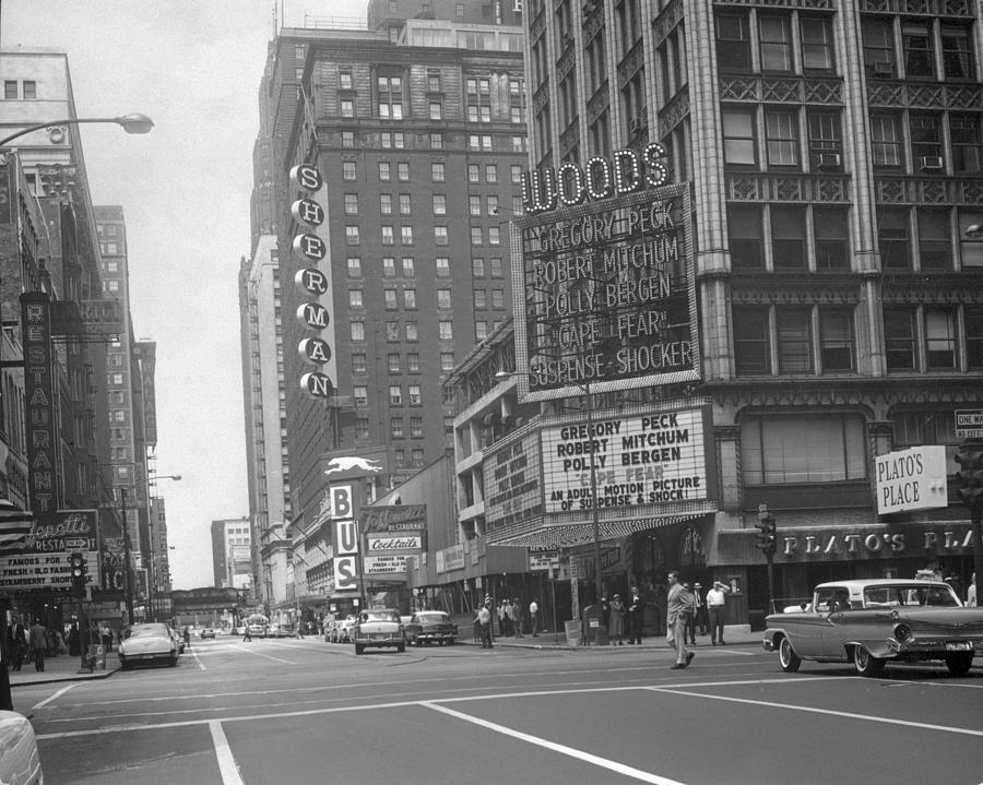 Down Randolph Street Photograph by Chicago History Museum