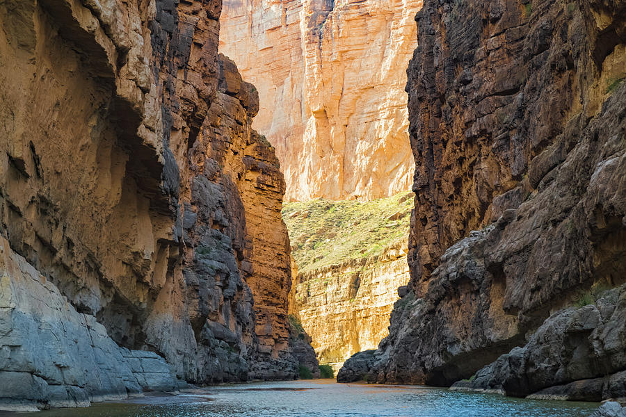 Down the Canyon Photograph by Joe Kopp
