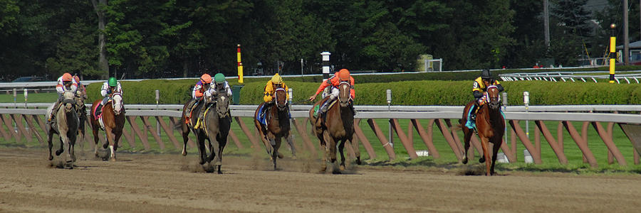 Down the Stretch #1 Photograph by Jerry Griffin