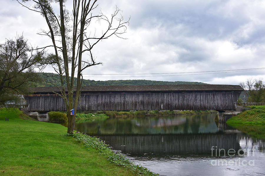 Downsville Covered Bridge, New York Photograph by Catherine Sherman