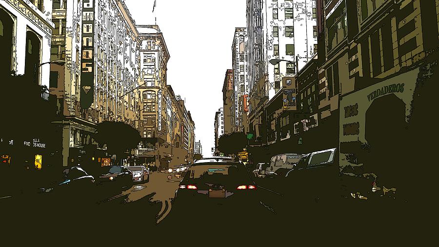 New York Painting - Downtown by ArtMarketJapan New York Painting - Downtown by ArtMarketJapan