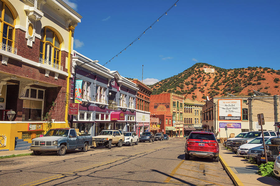 Downtown Bisbee in the Mule Mountains of southern Arizona Photograph by ...