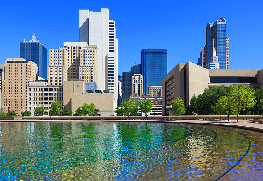 Downtown Dallas Cityscape Photograph by Dszc