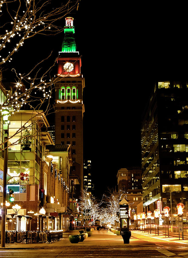 Downtown Denver At Christmas Photograph by Missing35mm