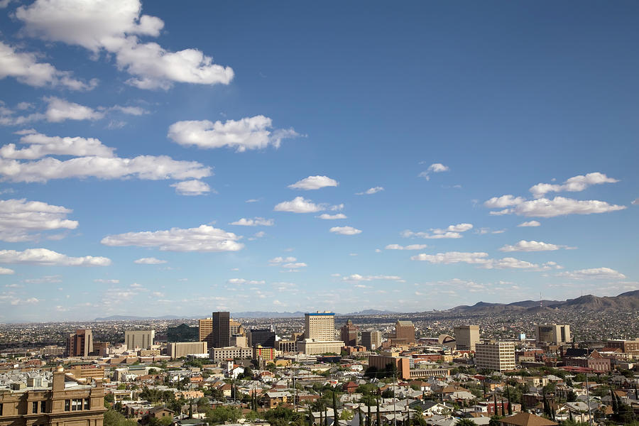 Downtown El Paso Skyline Photograph by Vallariee - Fine Art America