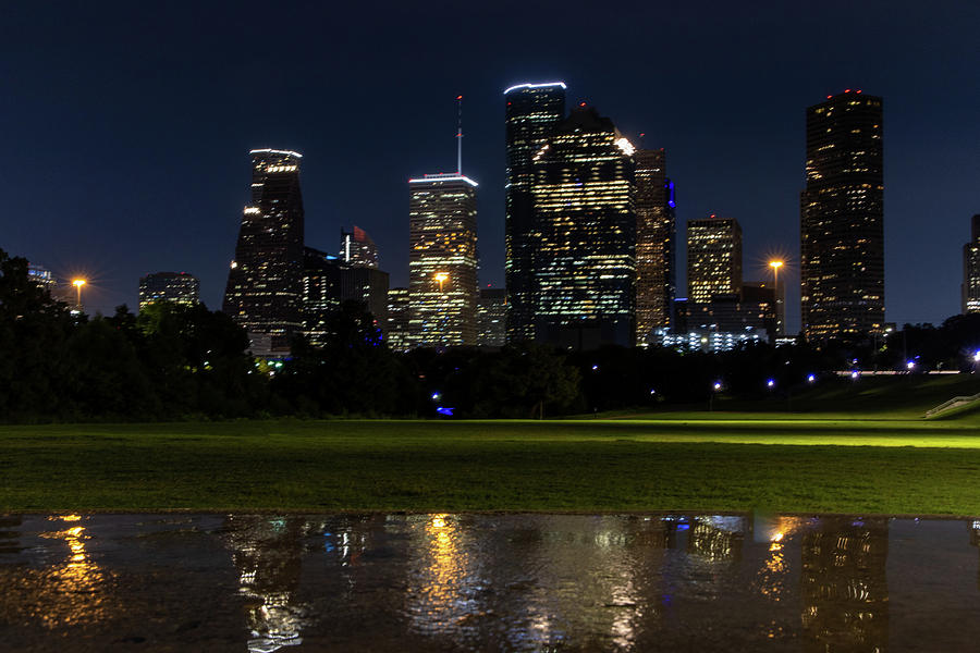 Downtown Houston Reflections Photograph by Rocco Silvestri
