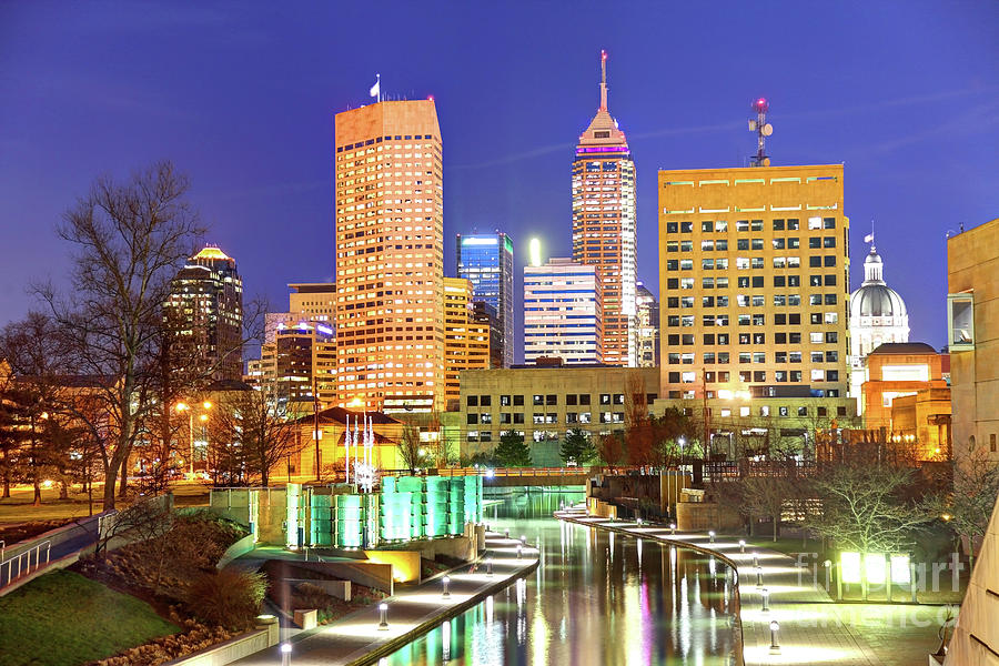 Downtown Indianapolis, Indiana Photograph by Denis Tangney Jr - Fine ...