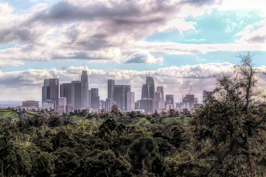 Downtown Los Angeles Photograph by Alison Frank