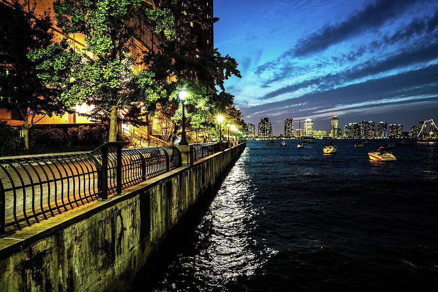 Downtown Manhattan Waterfront Photograph By John Poblocki