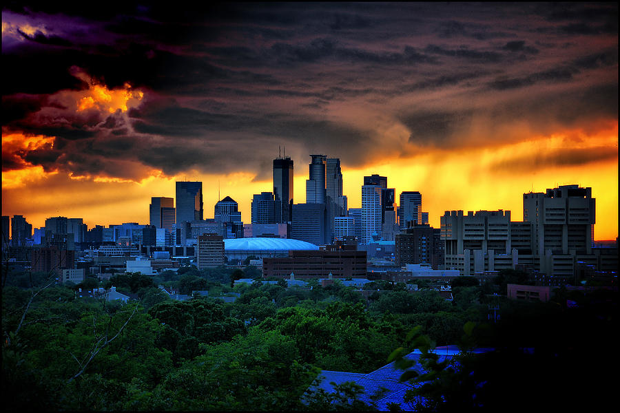 Downtown Minneapolis Photograph by Dan Anderson