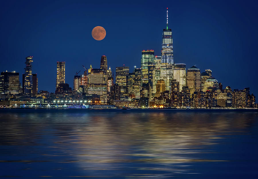 Downtown NYC Skyline  Photograph by Susan Candelario