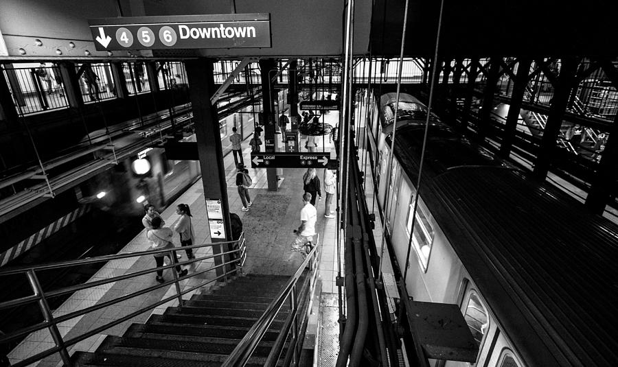 Downtown Platform, Lexington Ave Line at 14th St-Union Square St Photograph by Steve Ember