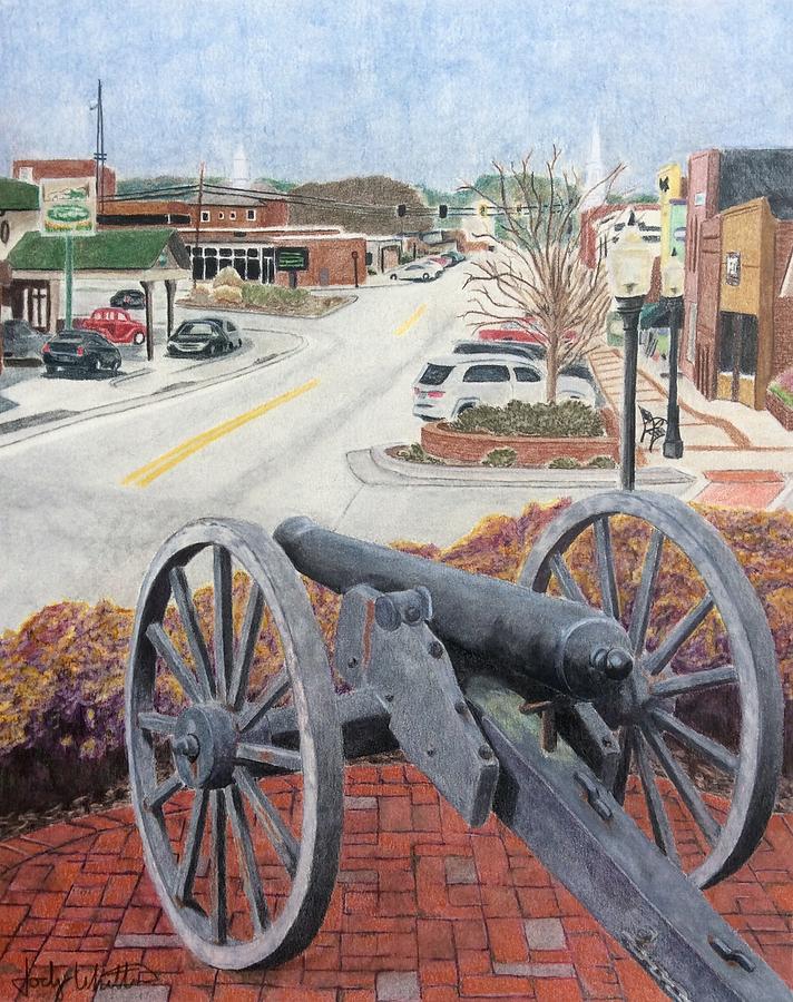 Downtown Ringgold Ga Painting By Jody Whittemore