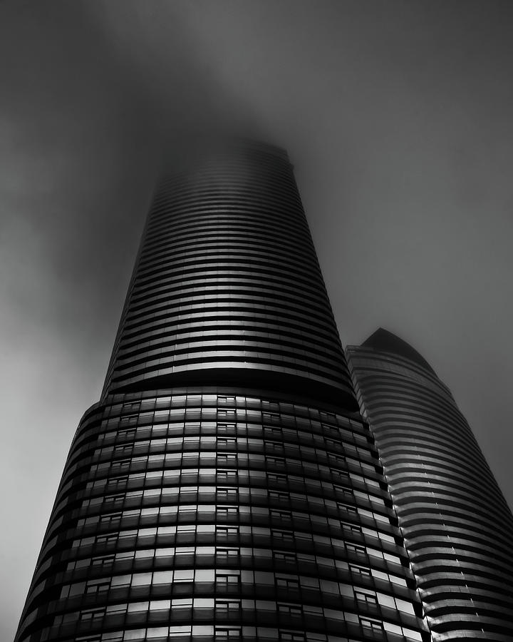 Downtown Toronto Fogfest No 21 Photograph by Brian Carson